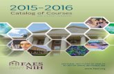 Catalog of Courses - FAES