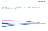 Device Compatibility Pack Updates Customer Tip - Xerox