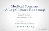 Medical Tourism: A Legal Issues Roadmap