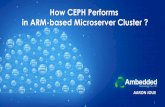 How Ceph performs on ARM Microserver Cluster