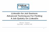 LinkedIn for Job Seekers: Advanced Techniques For Finding A Job ...