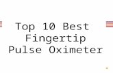 Top 10 Best Fingertip Pulse Oximeter