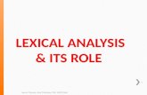 Lexical analysis - Compiler Design