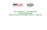 GLOBAL UGRAD PROGRAM APPLICATION 2017-2018