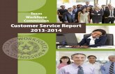 Texas Workforce Commission Customer Service Report 2013-2014