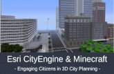 Esri CityEngine and Minecraft