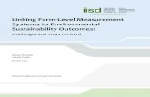 Linking Farm-Level Measurement Systems to Environmental ...