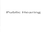 Agenda 7:00pm Public Hearing