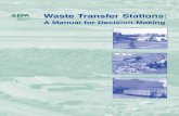 Waste Transfer Stations: A Manual for Decision-Making