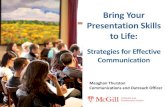 Bring Your Presentation Skills to Life: