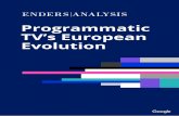 Programmatic TV's European Evolution