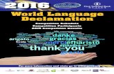 2016 World Language Declamation Program