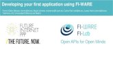Building your Fi-WARE IoT Apps