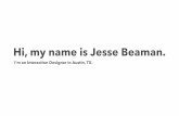 Jesse Beaman's Portfolio