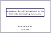 Competency-based Management in the DoD-wide Contracting ...