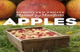 forgotten fruits Manual Manifesto APPLES