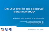 Multi-GNSS differential code biases (DCBs) estimation within MGEX