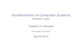 Fundamentals of Computer Systems - Boolean Logic