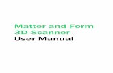 Matter and Form 3D Scanner User Manual