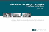 Strategies for Virtual Learning Implementation