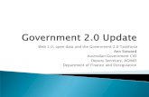 Web 2.0, open data and the Government 2.0 Taskforce Ann Steward ...