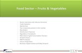 Food Sector – Fruits & Vegetables