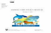 USDA Animal Care Policy Manual