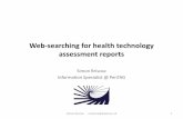 Web-searching for health technology assessment reports