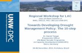 Towards Developing Drought Management Policy: The 10-step ...