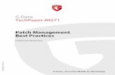 TechPaper #0271 - Patch Management Best Practices