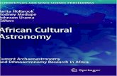 African Cultural Astronomy: Current Archaeoastronomy and ...