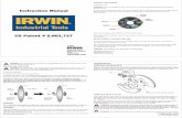 IRWIN Miter Saw Laser Guide Instructions - English