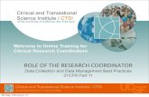 ROLE OF THE RESEARCH COORDINATOR