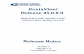 PostalOne! Release 45.0.0.0 Release Notes