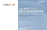 The Roles of Women in Terrorism, Conflict, and Violent Extremism