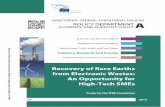 Recovery of Rare Earths from Electronic wastes: An opportunity for ...