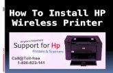 How To Install Hp Wireless Printer