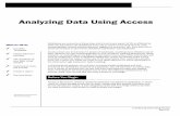 Analyzing Data Using Access - VFU