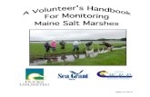A Volunteer's Handbook for Monitoring Maine Salt Marshes