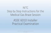 NITC Step by Step Instructions for Medical Gas Brazing