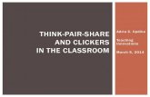 Think-Pair-Share and Clickers in the Classrom