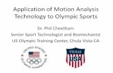 Application of Motion Analysis Technology to Olympic Sports