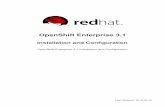 OpenShift Enterprise 3.1 Installation and Configuration