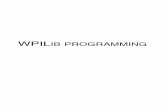 WPILib programming