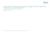Using Dell EqualLogic Storage with Failover Clusters and Hyper-V