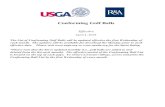 Conforming Golf Balls - USGA