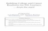 Building College and Career Readiness for ESL Learners ….from ...
