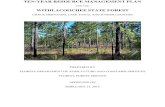 ten-year resource management plan withlacoochee state forest