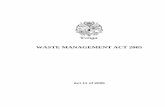 Waste Management Act 2005