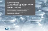 Emerging Therapeutic Company Investment and Deal Trends